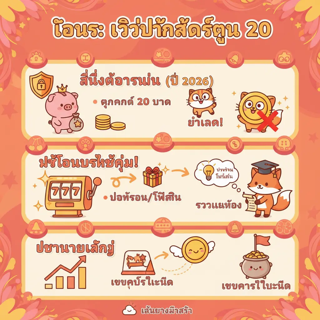 วิธี ปั่นสล็อตทุน 20 - โบนัส