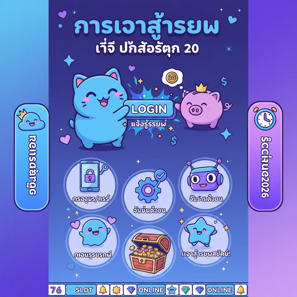 วิธี ปั่นสล็อตทุน 20 - การเข้าสู่ระบบ