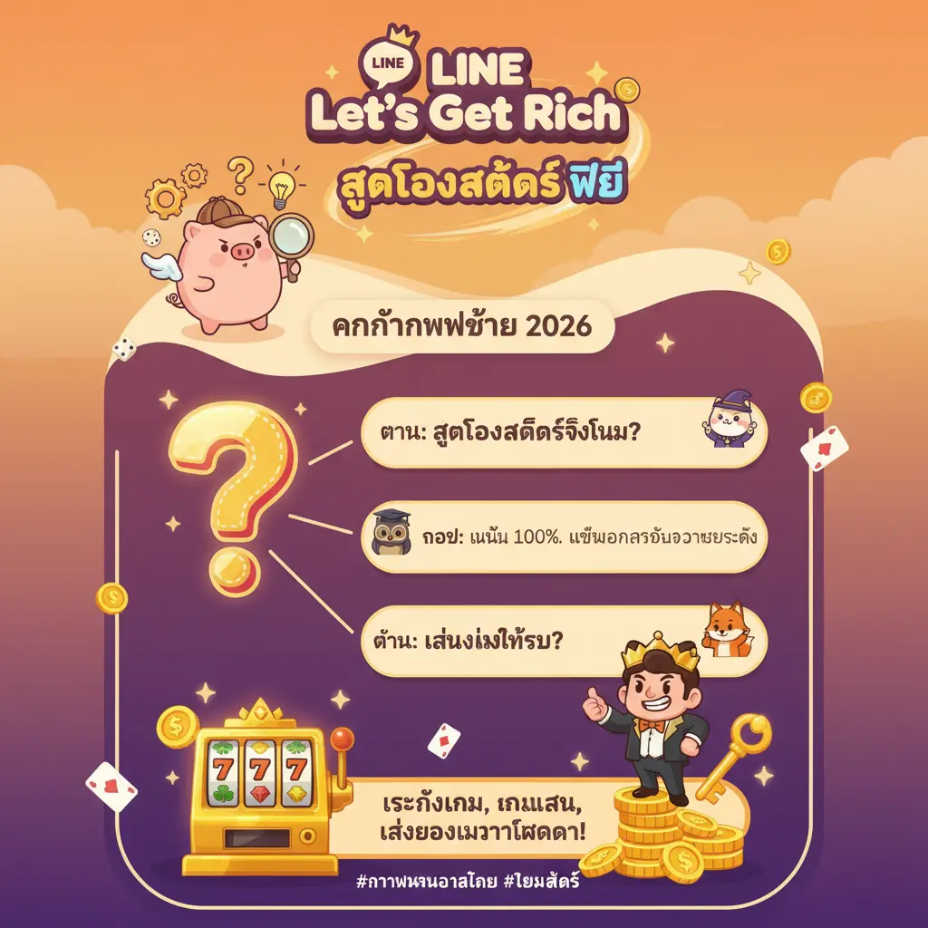 สูตรโกงสล็อต ฟรี - LINE Lets Get Rich