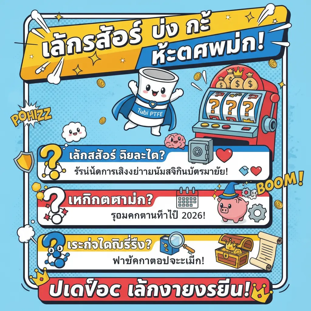 เล่นสล็อต ยัง ไง ให้แตกหมื่น - Tubi PTFE