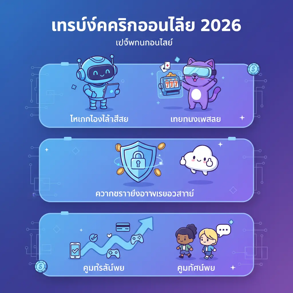 คาสิโนออนไลน์ 2026 - เว็บพนันออนไลน์