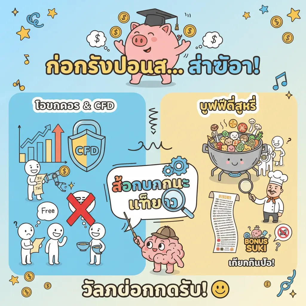 โบนัสสมัครสมาชิก - CFD
