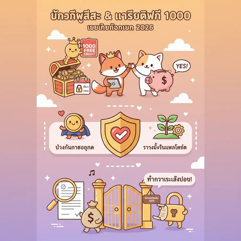 เครดิตฟรี 1000 - บัญชีผู้ใช้