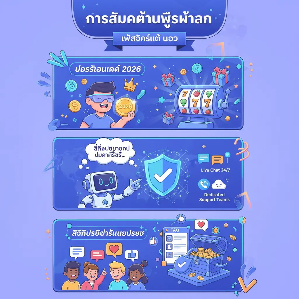เว็บสล็อตแท้ นอก - การสนับสนุนผู้ใช้งาน
