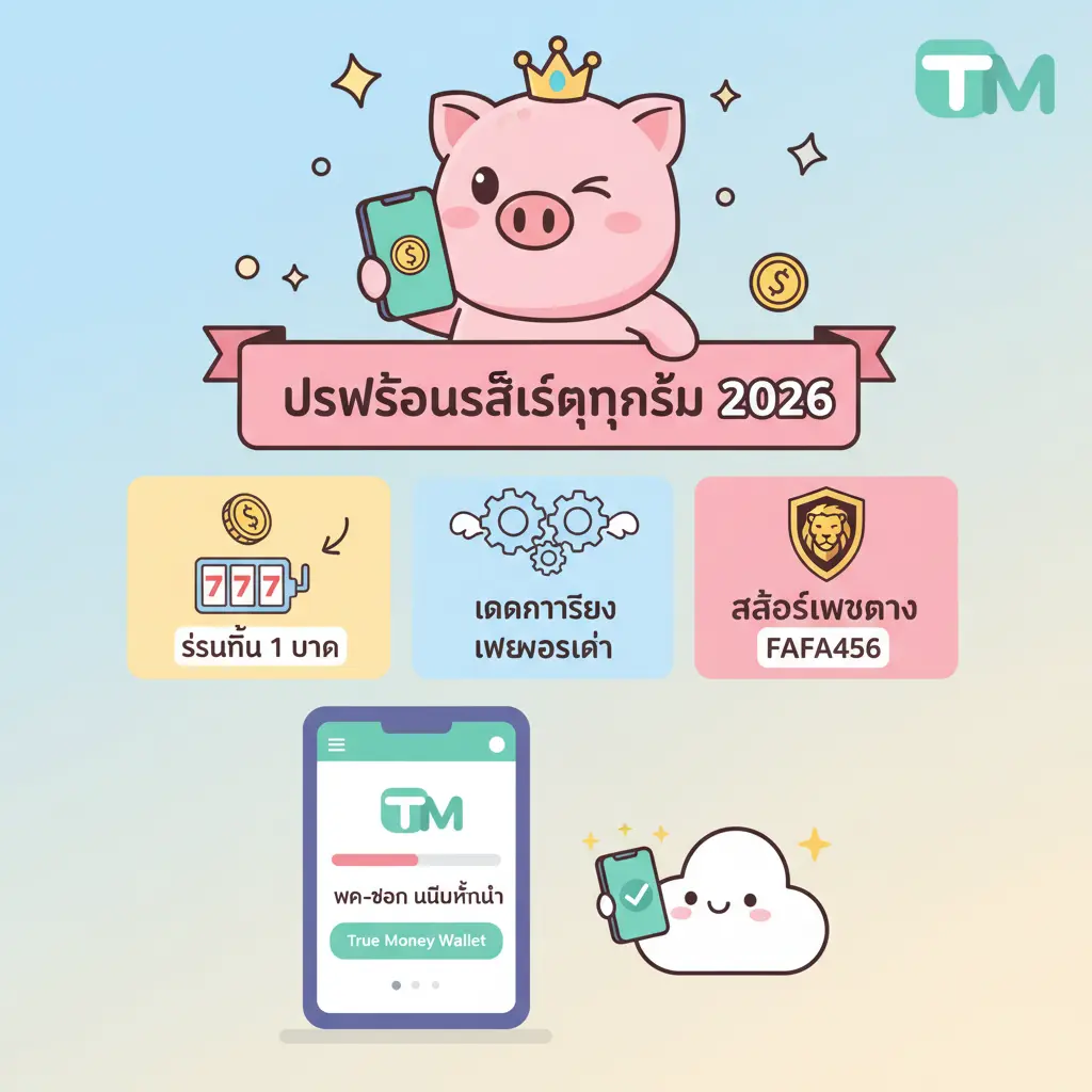 เว็บตรง สล็อต ฝากถอน ไม่มี ขั้นต่ำ 1 บาท ก็ ถอนได้ - True Money Wallet